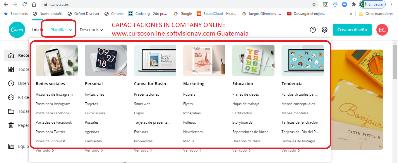 Plantillas de canva